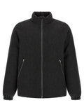 Gray Wool Full-Length Jacket