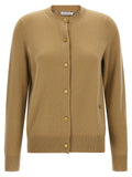 Beige Cashmere Cardigan
