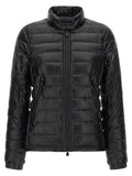 Black Polyamide Full-Length Jacket