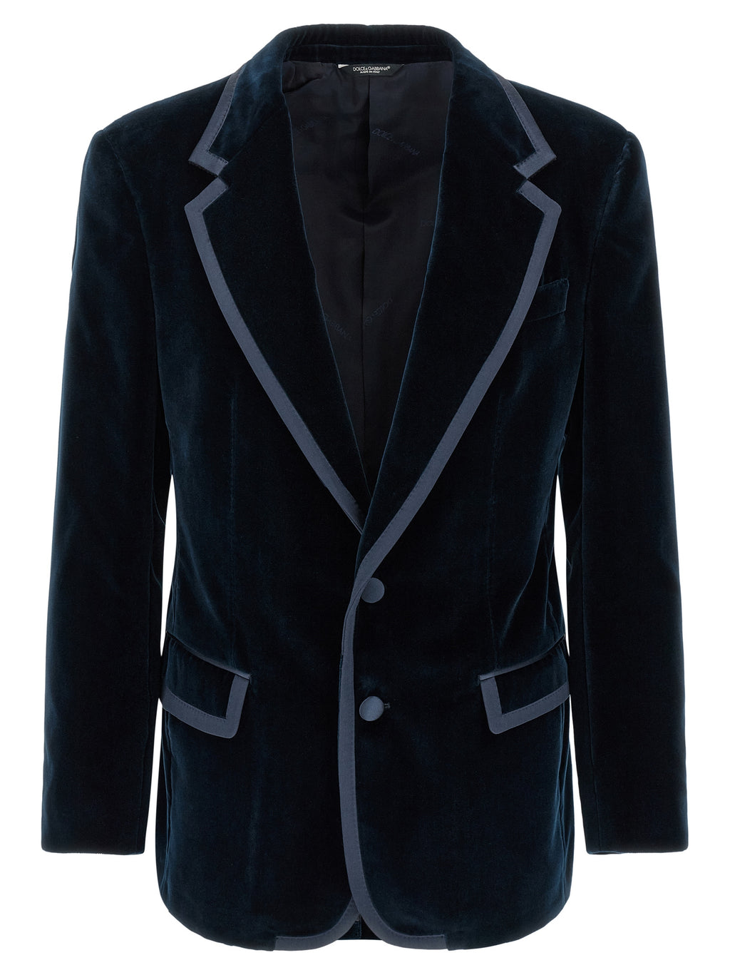 Blue Cotton Blazer