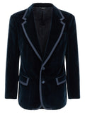 Blue Cotton Blazer