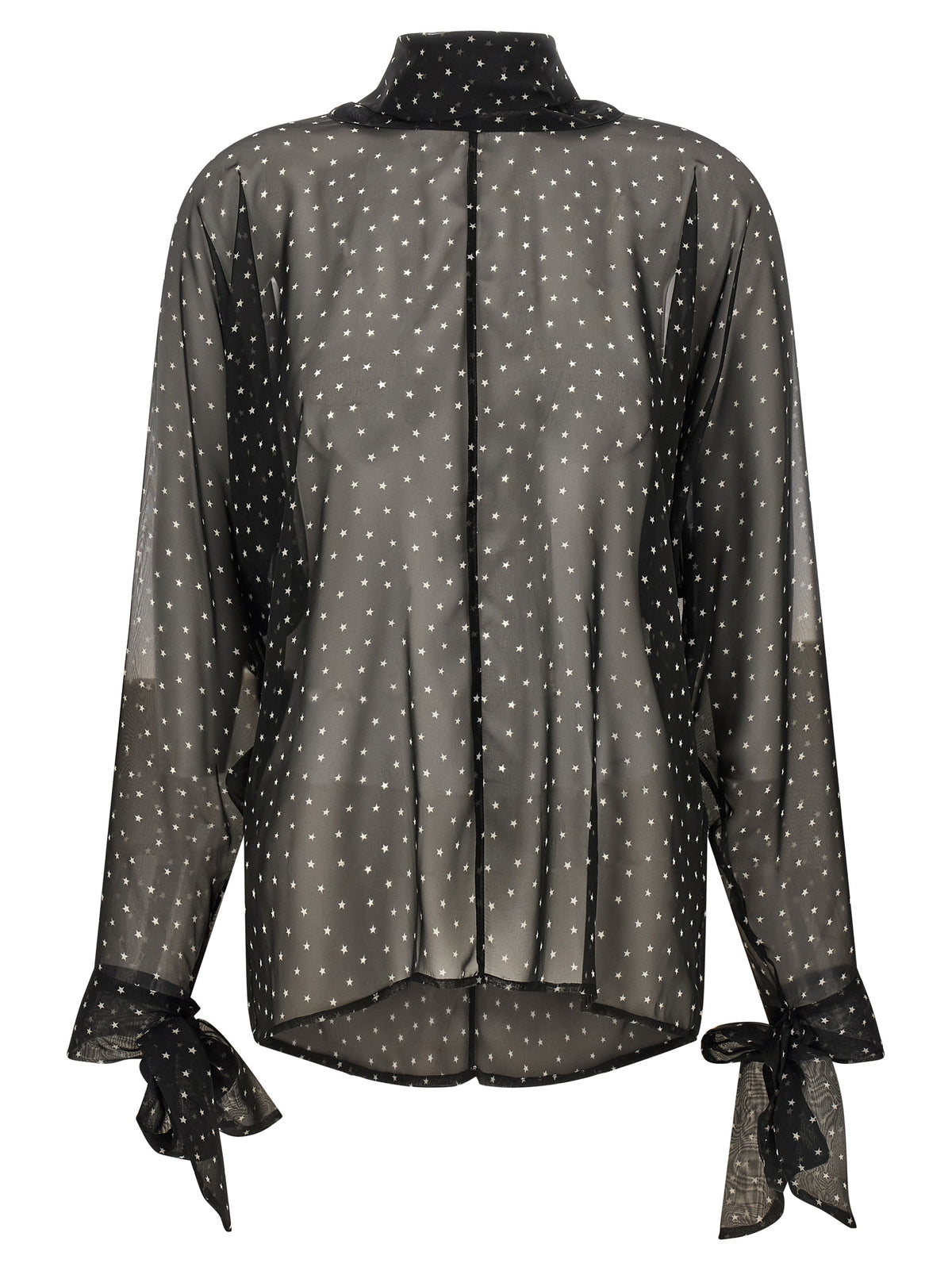 Black Polyester Blouse