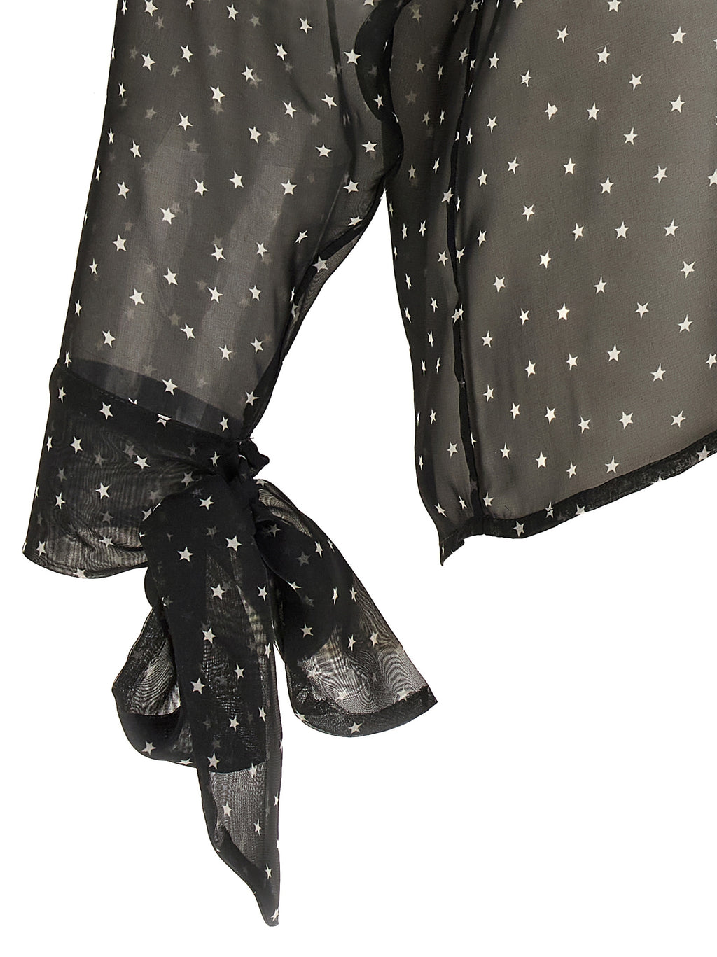 Black Polyester Blouse