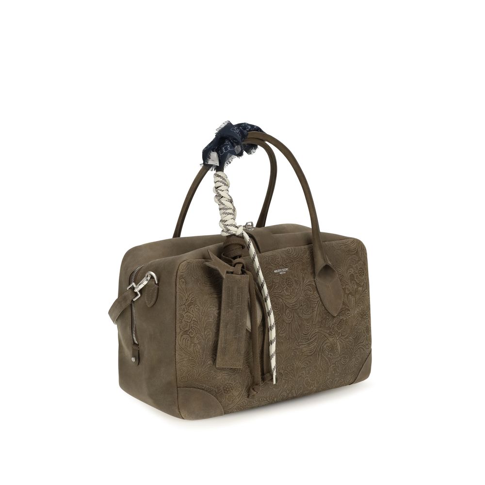 Brown Calf Leather Bos Taurus Handbag
