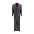 Gray Cotton Suit