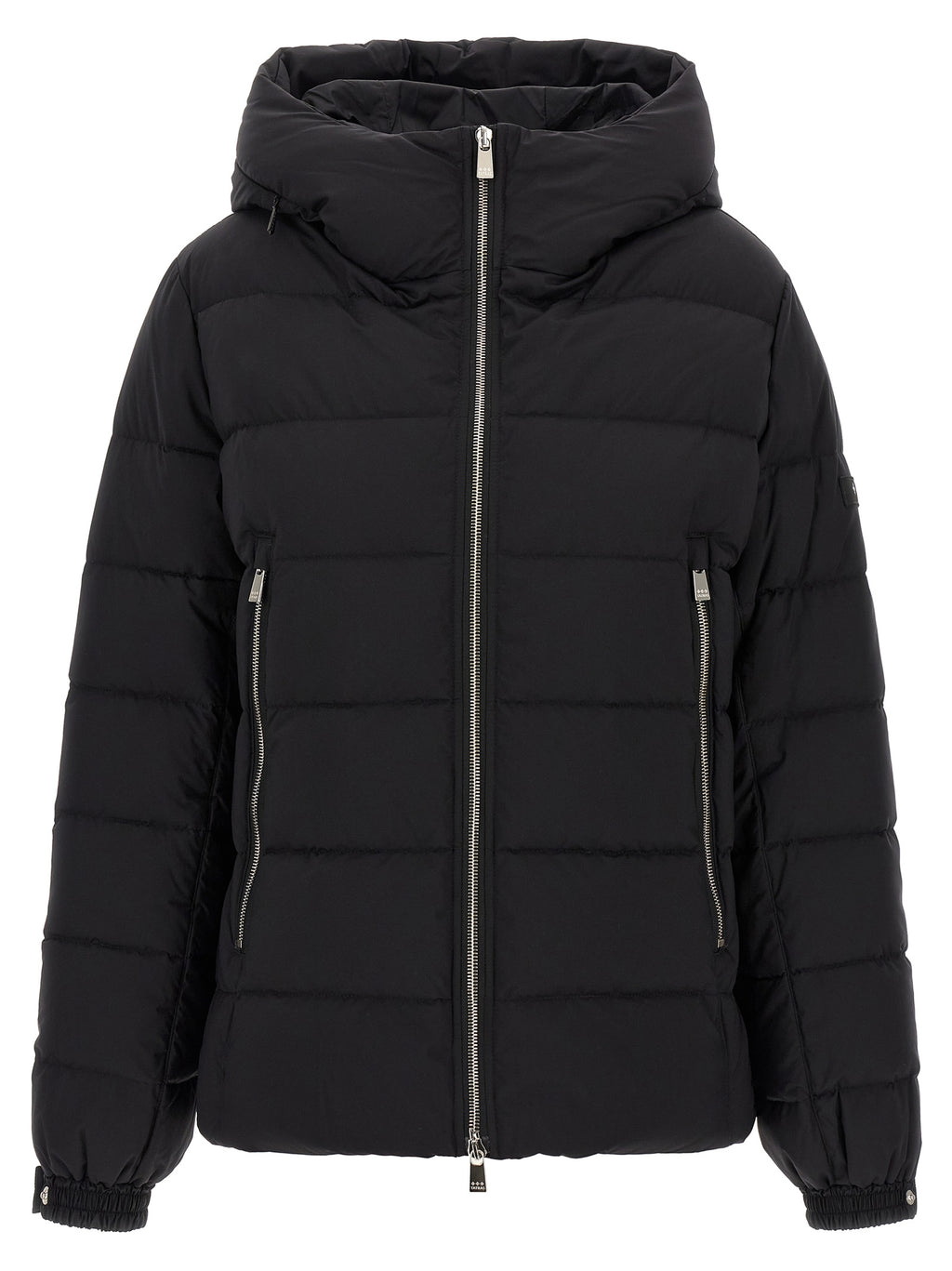 Black Nylon Full-Length Jacket