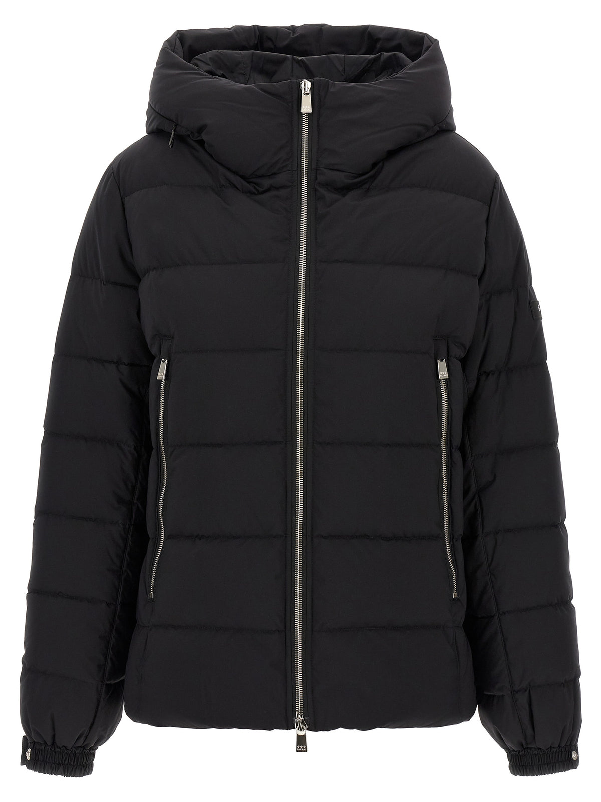 Black Nylon Full-Length Jacket