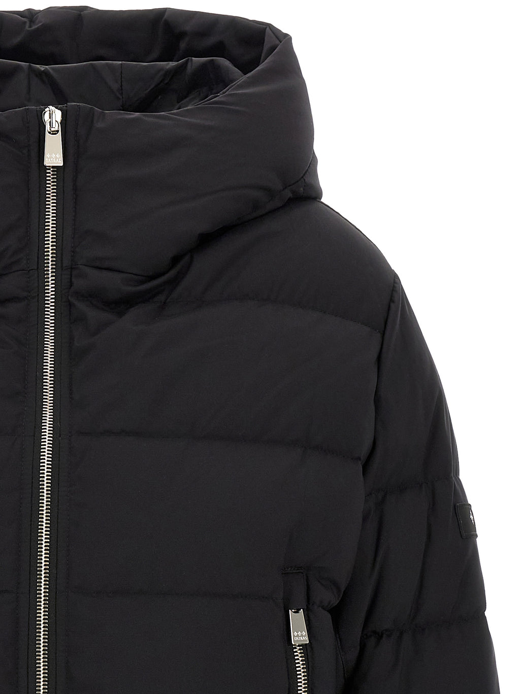 Black Nylon Full-Length Jacket