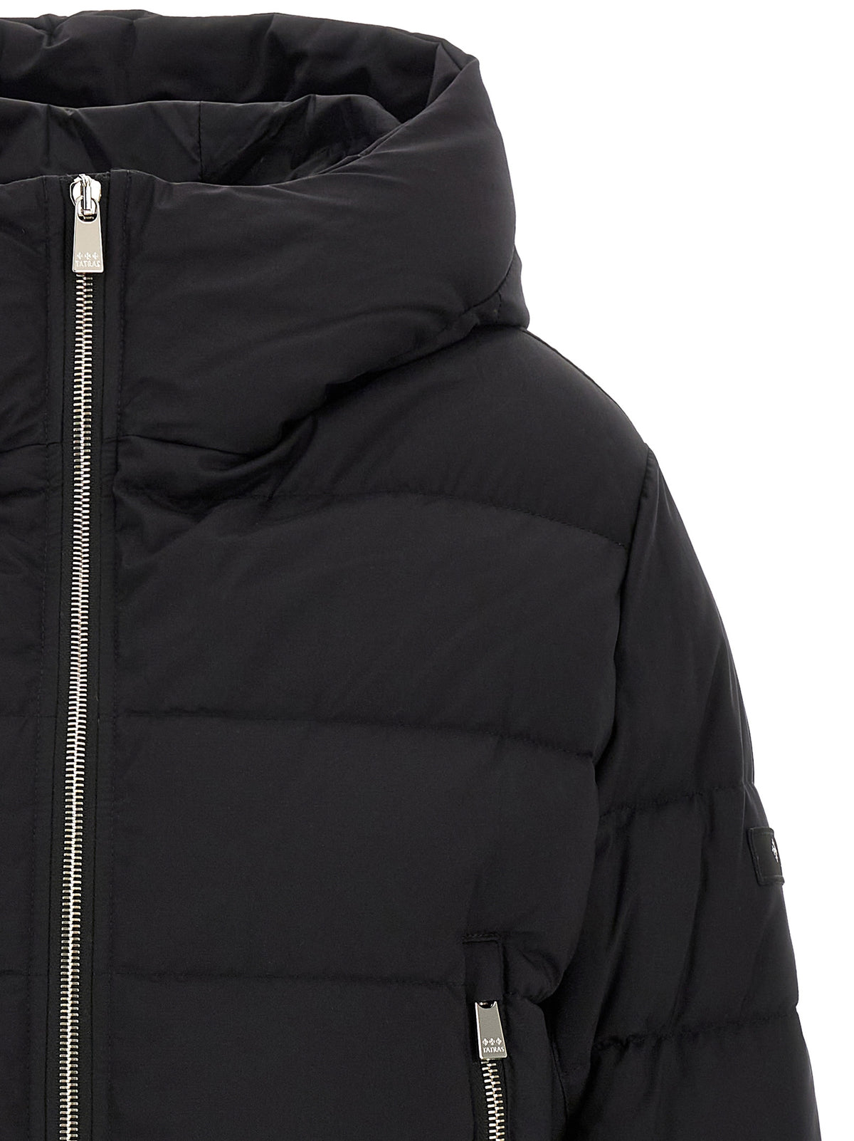 Black Nylon Full-Length Jacket