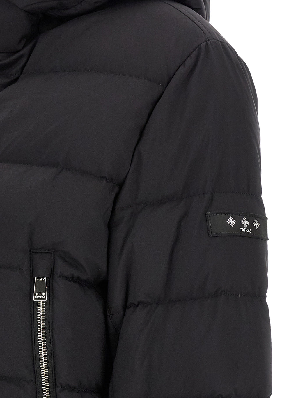 Black Nylon Full-Length Jacket
