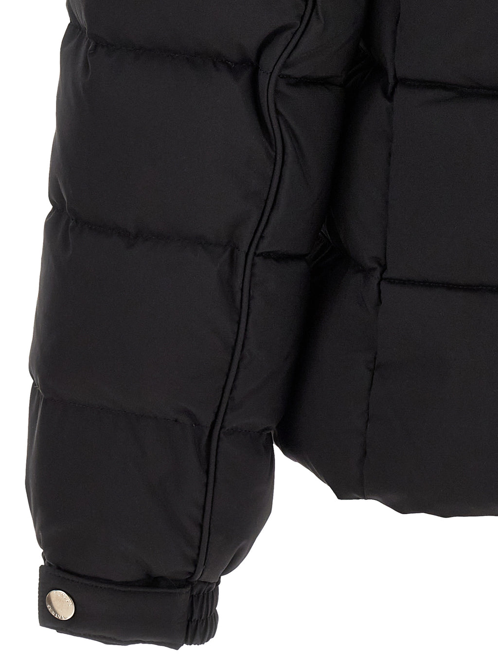 Black Nylon Full-Length Jacket