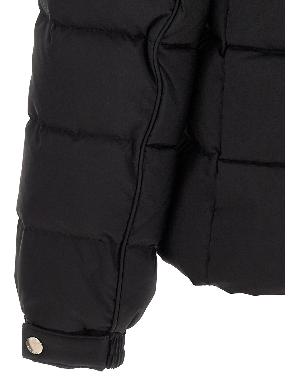 Black Nylon Full-Length Jacket