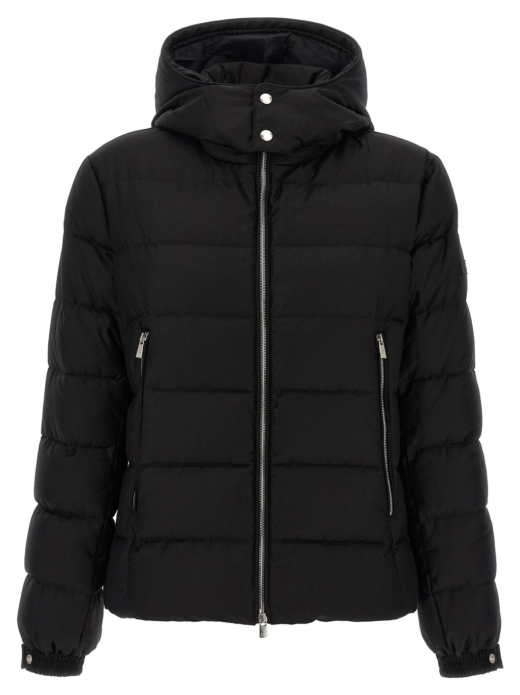 Black Wool Full-Length Jacket