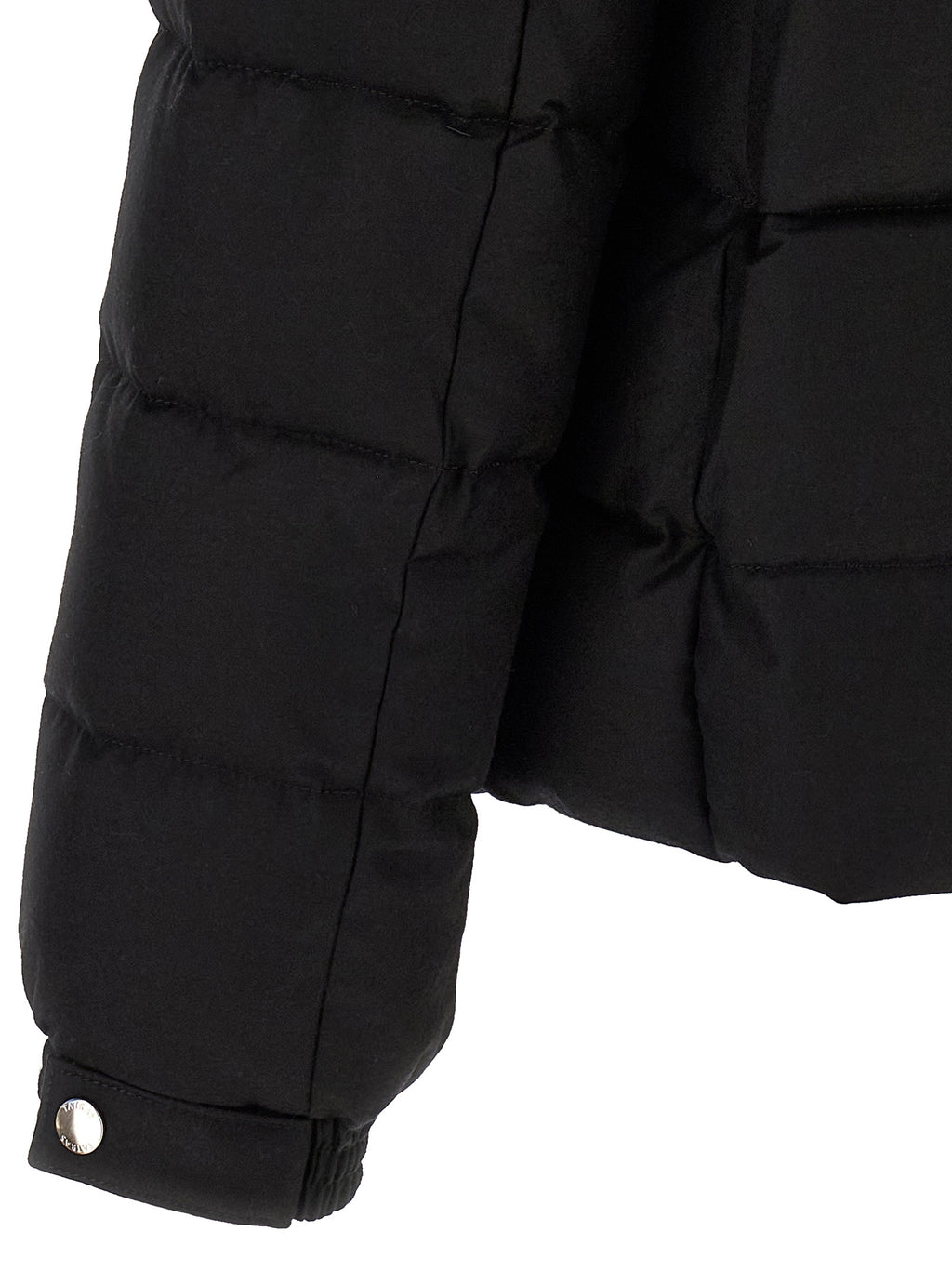 Black Wool Full-Length Jacket
