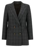 Gray Virgin Wool Blazer