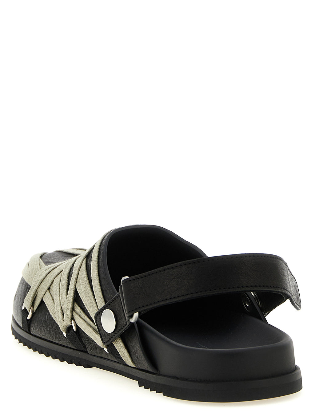 Black Ramie Mules