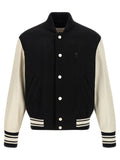 Bicolor Virgin Wool Bomber