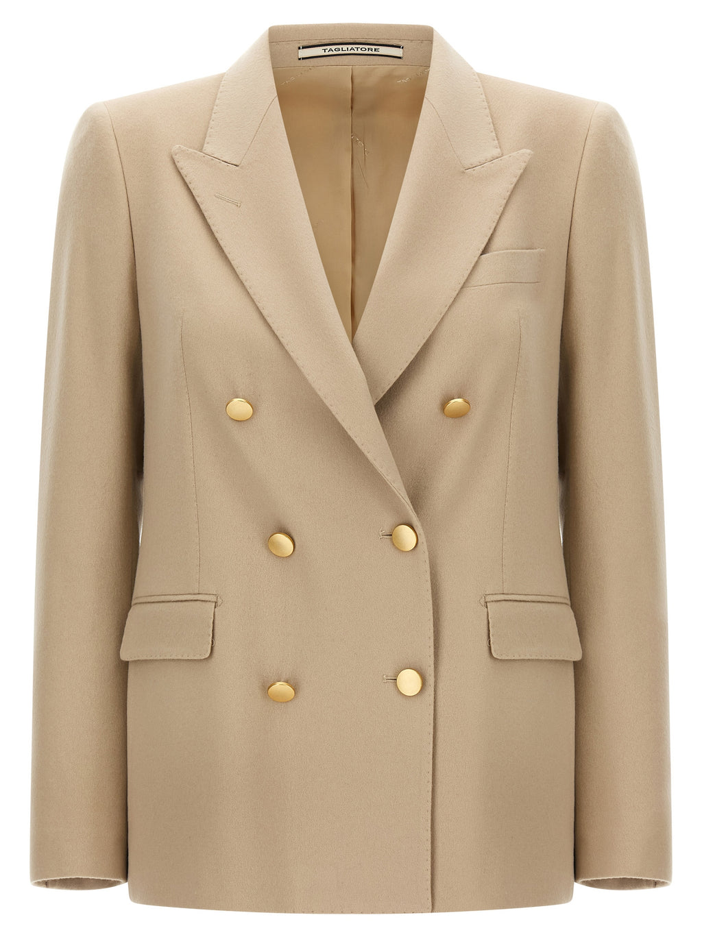 Beige Cashmere Blazer