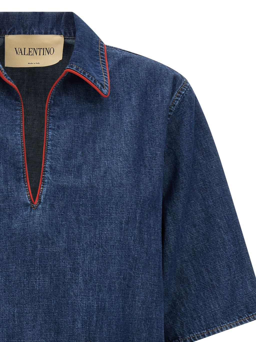 Blue Cotton Blouse