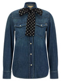 Blue Cotton Blouse