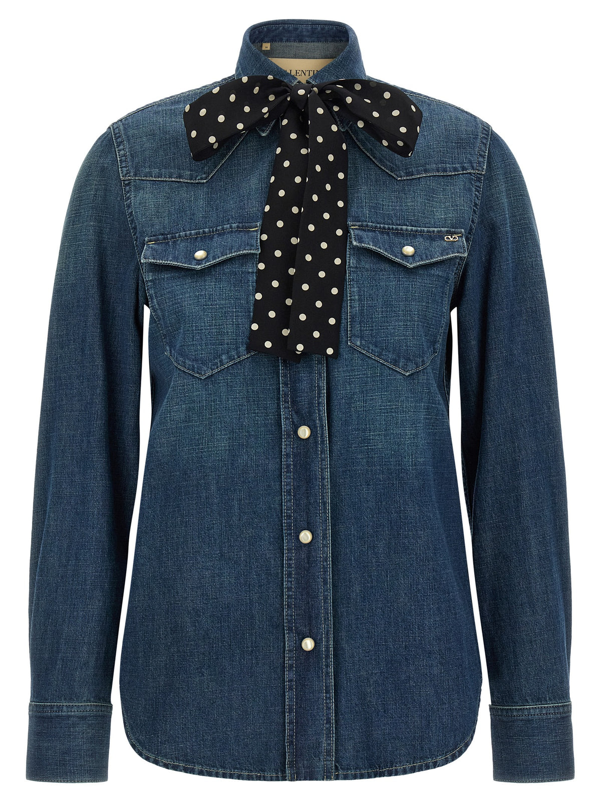 Blue Cotton Blouse