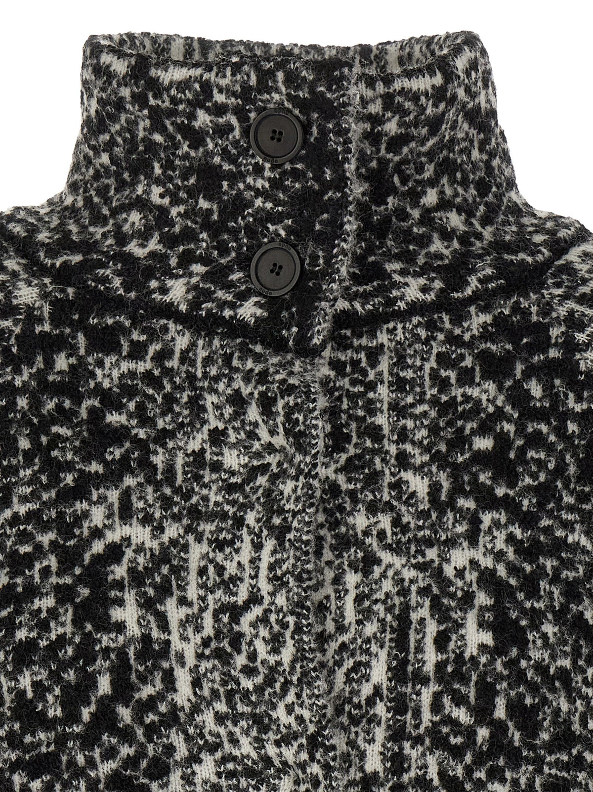 Bicolor Wool Coat