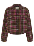 Brown Cotton Shell Jacket