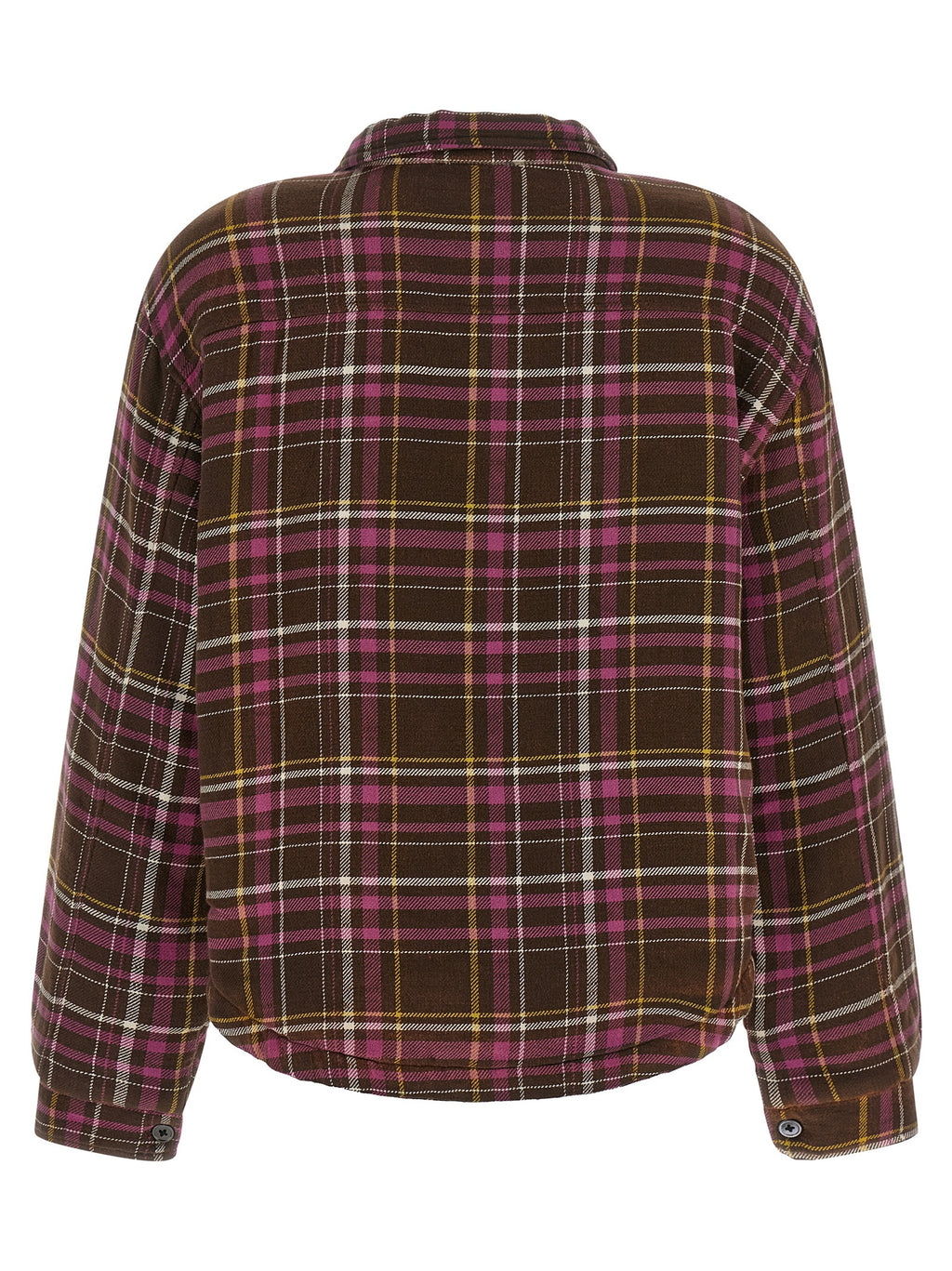 Brown Cotton Shell Jacket