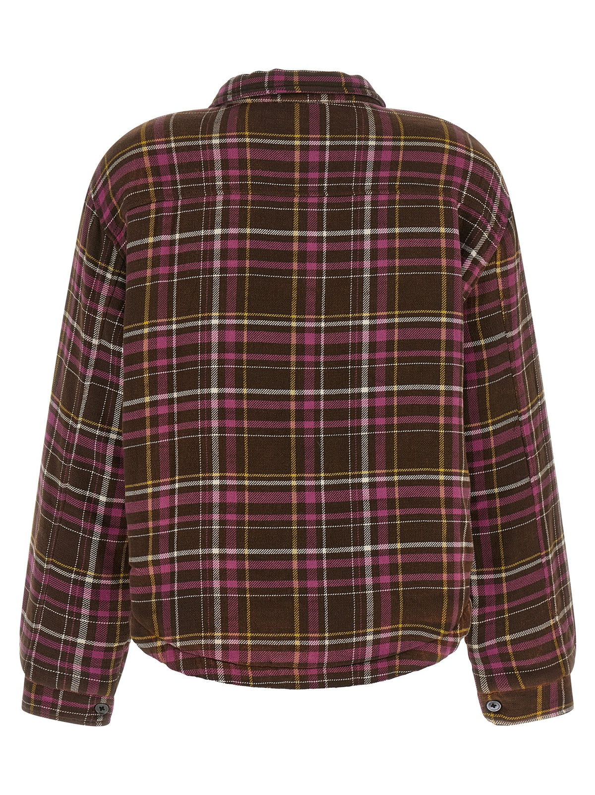 Brown Cotton Shell Jacket