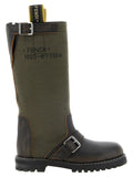 Bicolor Calfskin Over The Knee