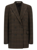 Brown Virgin Wool Blazer