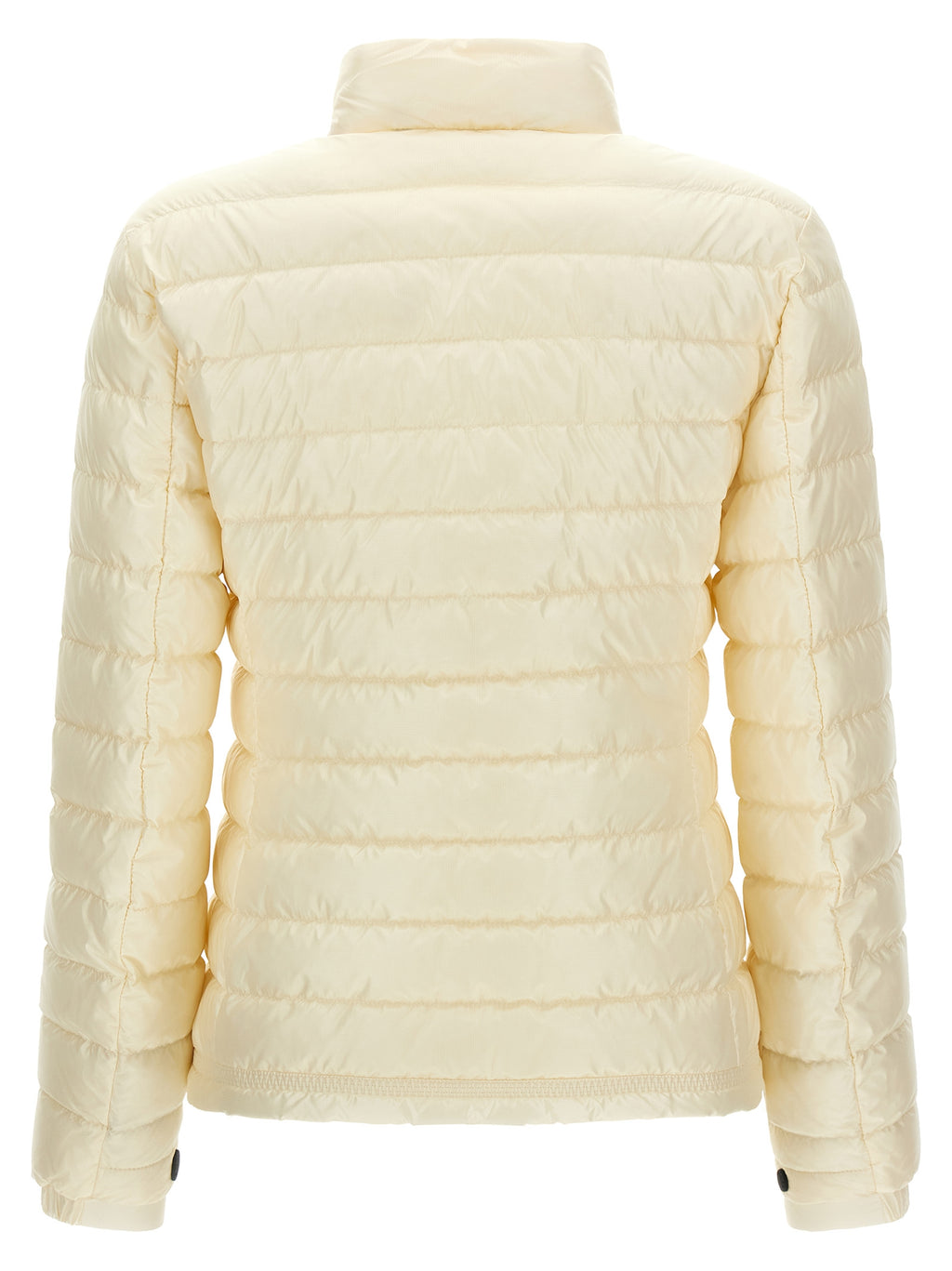 White Polyamide Full-Length Jacket