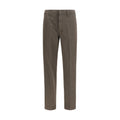 Brown Cotton Cargo Pants