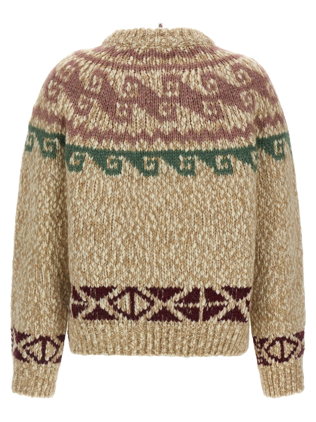 Beige Wool Cardigan