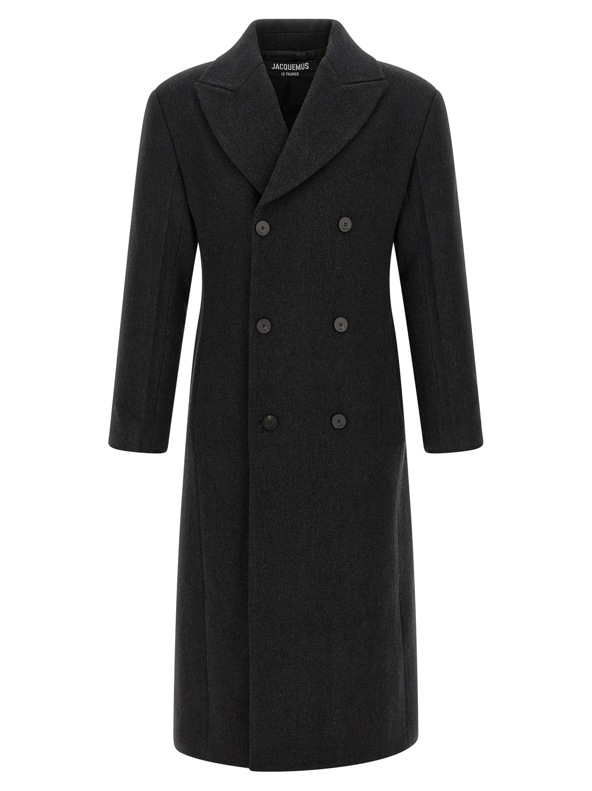 Gray Virgin Wool Coat