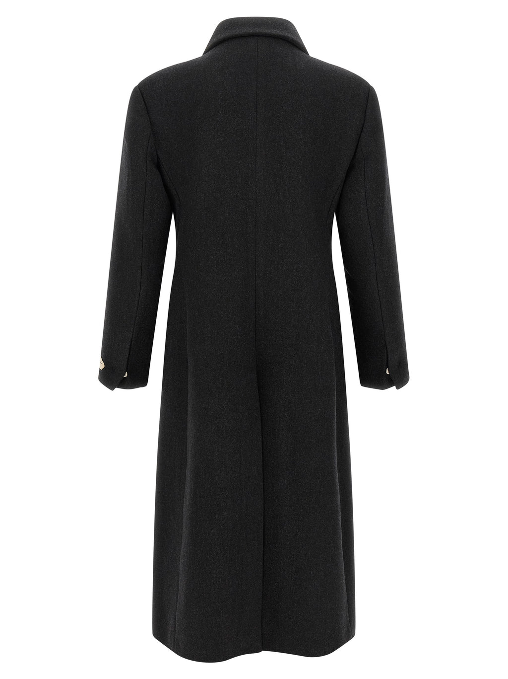 Gray Virgin Wool Coat
