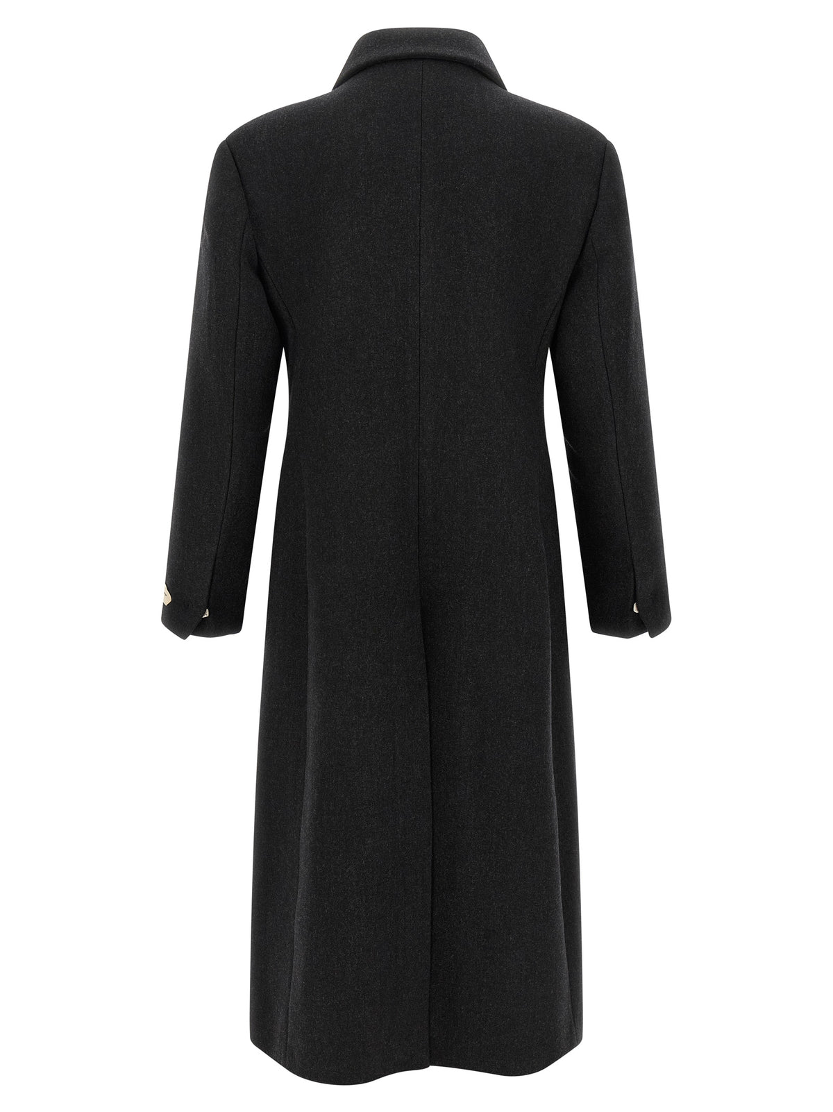 Gray Virgin Wool Coat