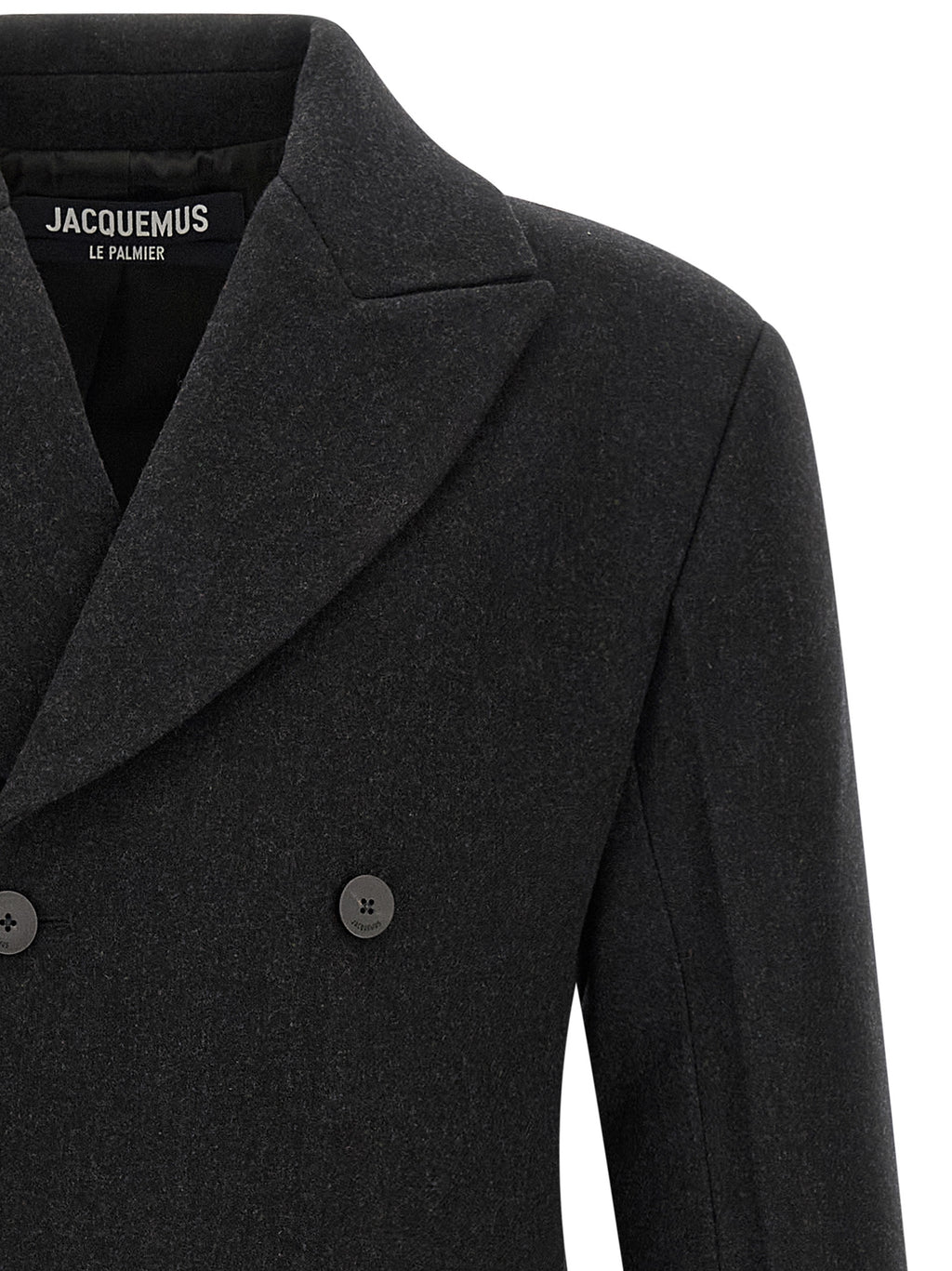 Gray Virgin Wool Coat