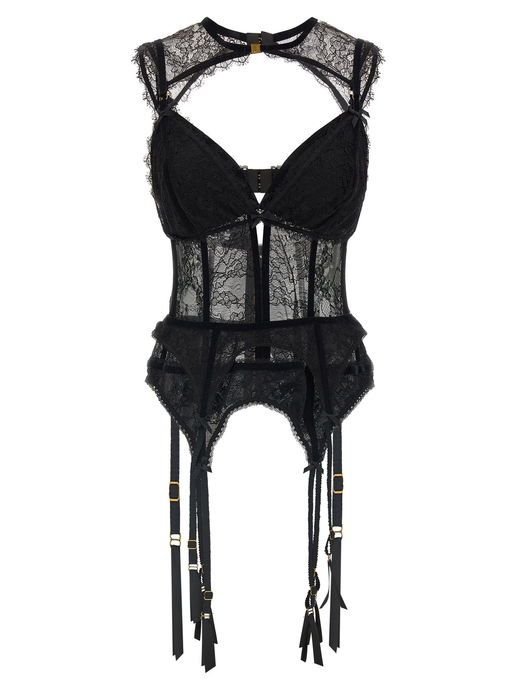 Black Polyamide Lingerie