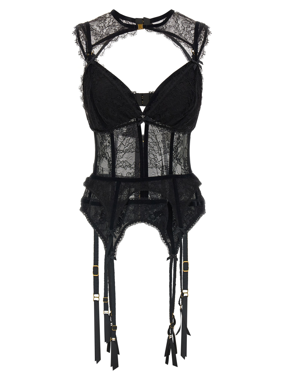 Black Polyamide Lingerie