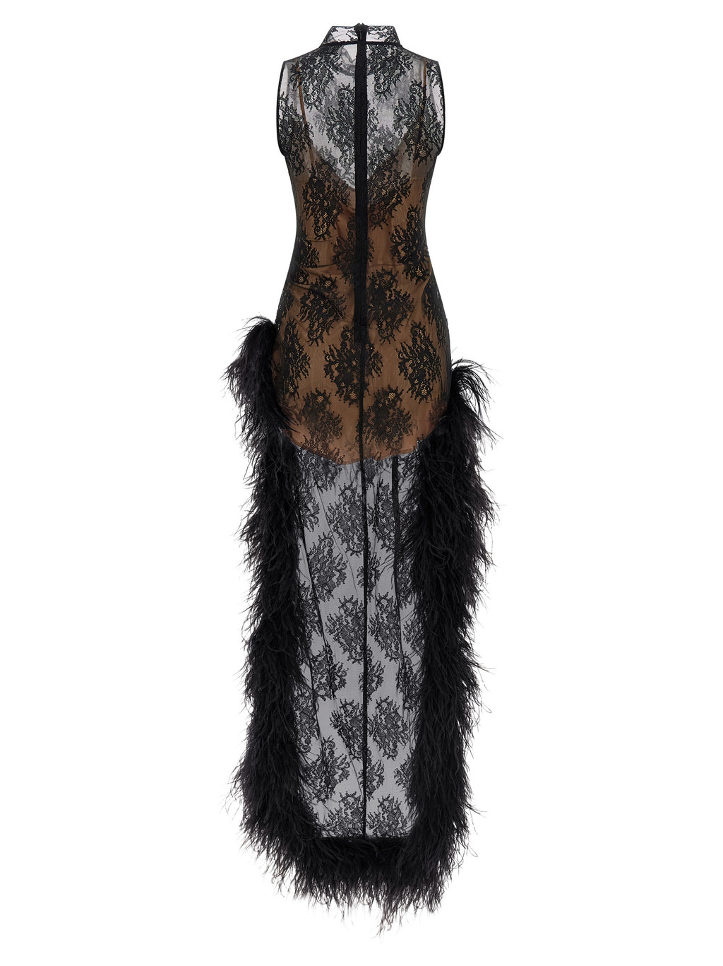 Black Polyester Short Dress