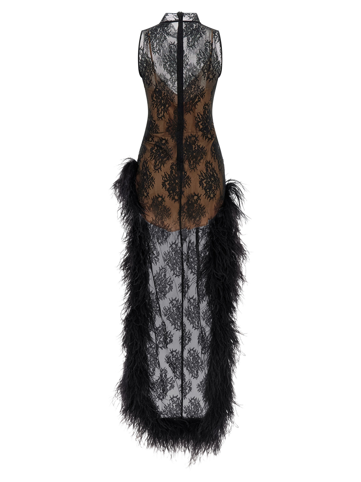Black Polyester Short Dress