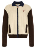 Multicolor Wool Full-Length Jacket