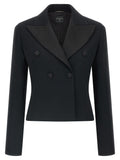 Black Viscose Blazer