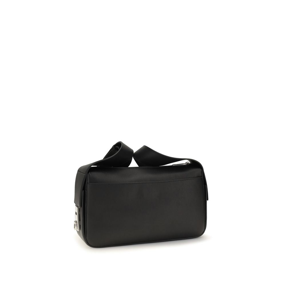 Black Calf Leather Bos Taurus Shoulder Bag