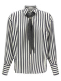 Gray Silk Blouse