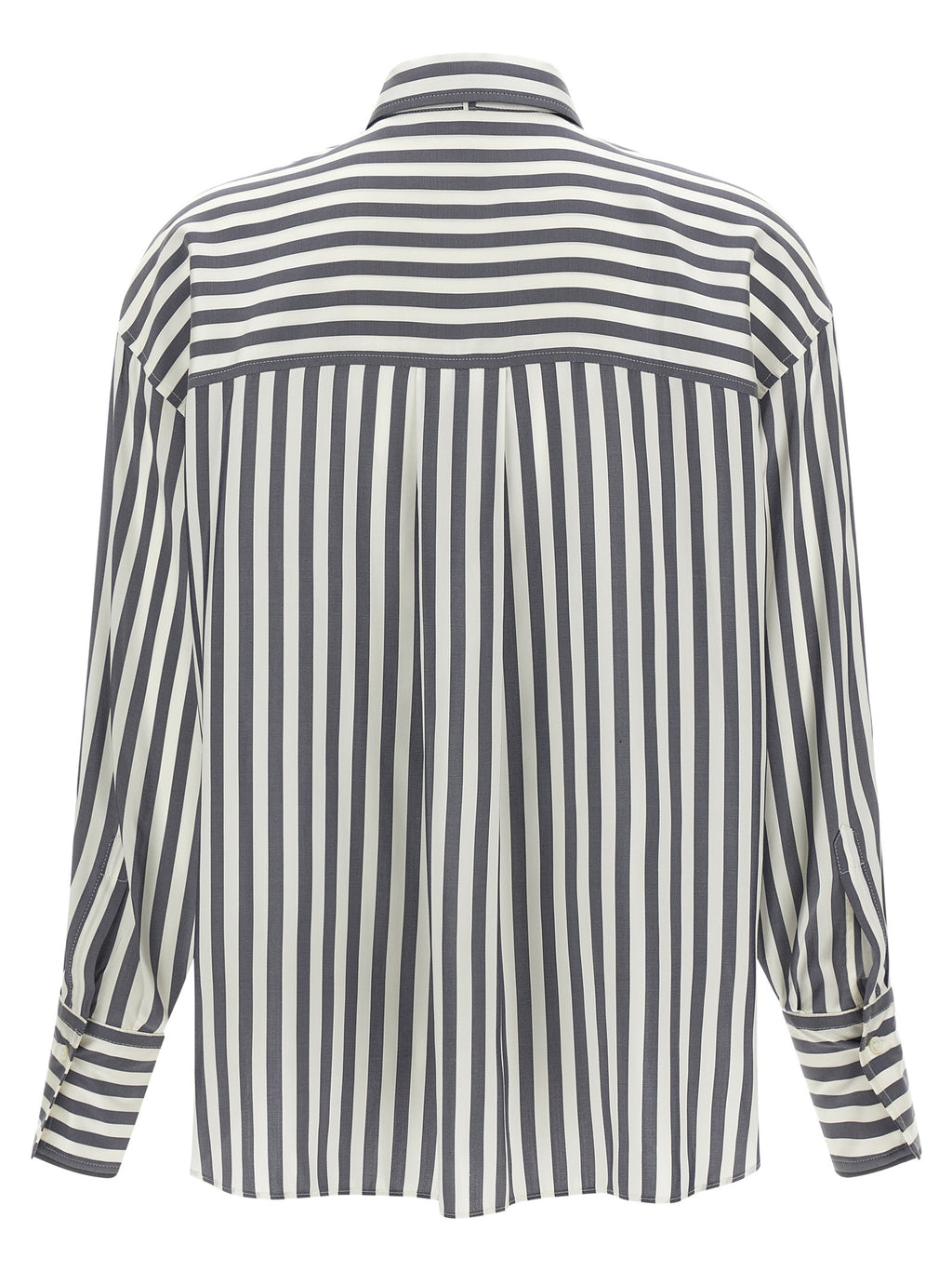 Gray Silk Blouse