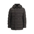 Black Polyamide Full-Length Jacket