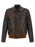Brown Cowhide Leather Jacket