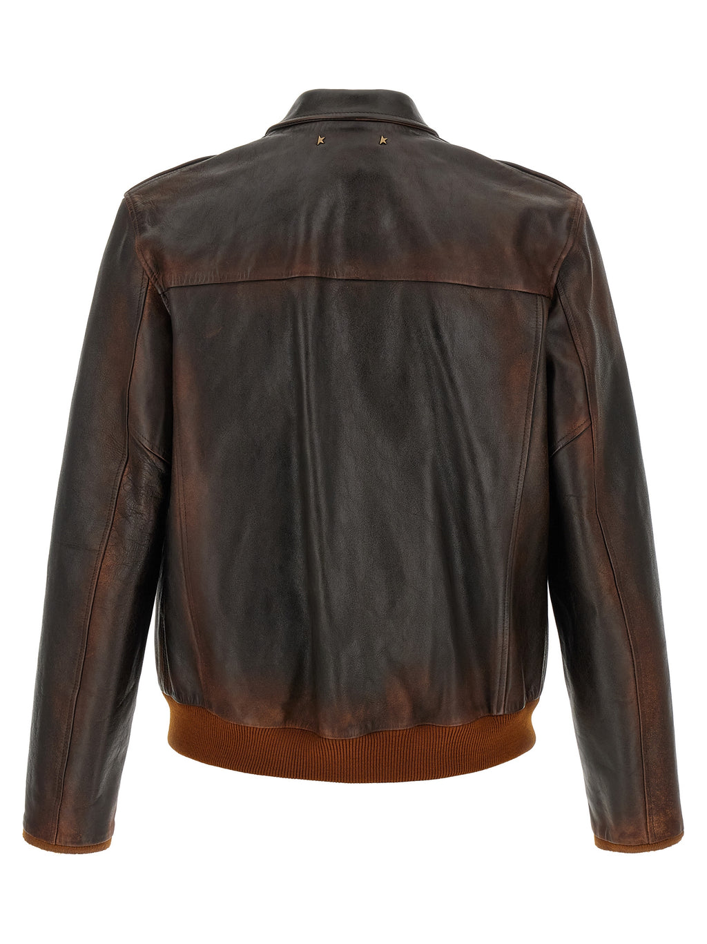 Brown Cowhide Leather Jacket